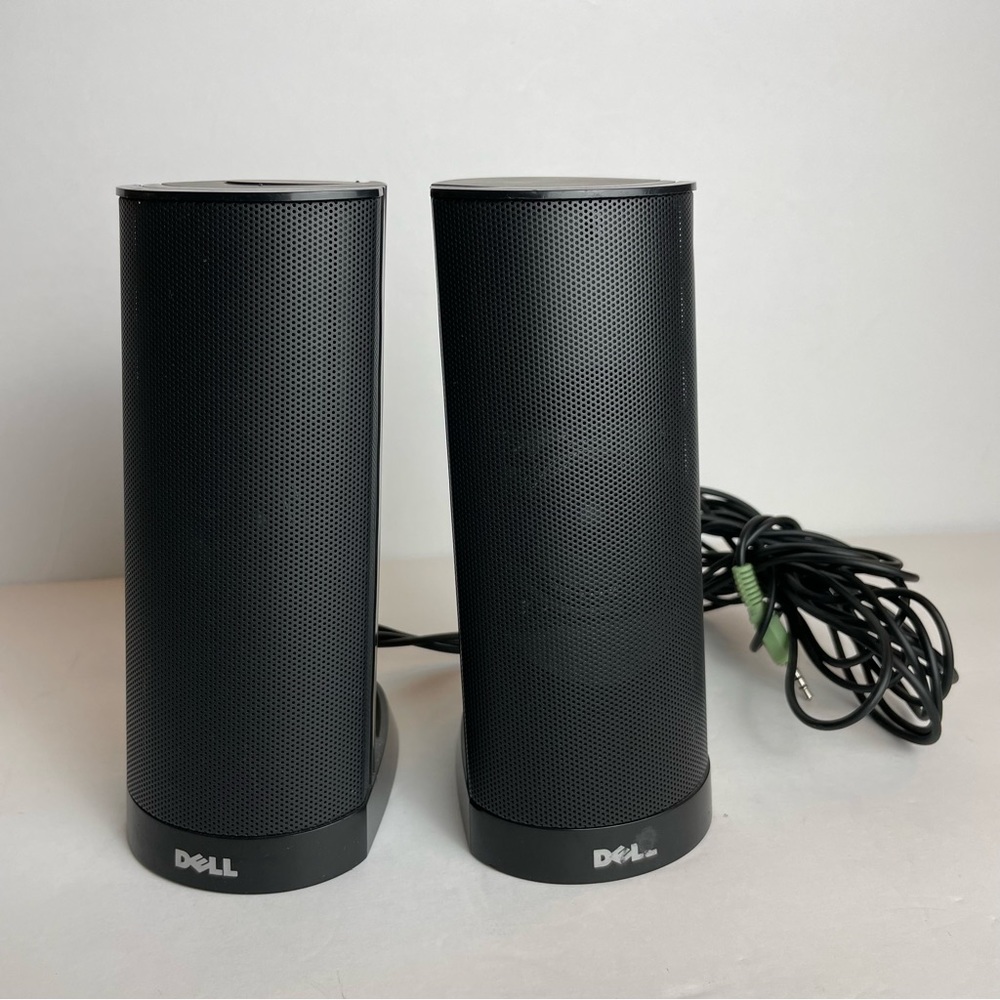 Black Dell Computer Speakers AX 210 5V